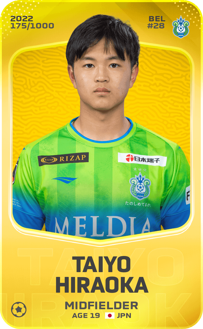 Taiyo Hiraoka 2022-23 • Limited 175/1000