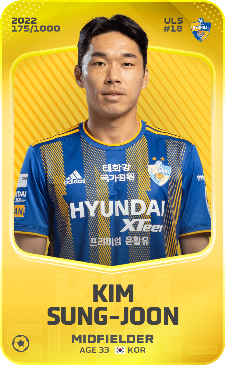 Sorare - Sorare Official - Kim Sung-Joon 2022-23 • Limited 175/1000 - NFT # 108199770684622970186144133244697892222649031458226640578453217999384823902030