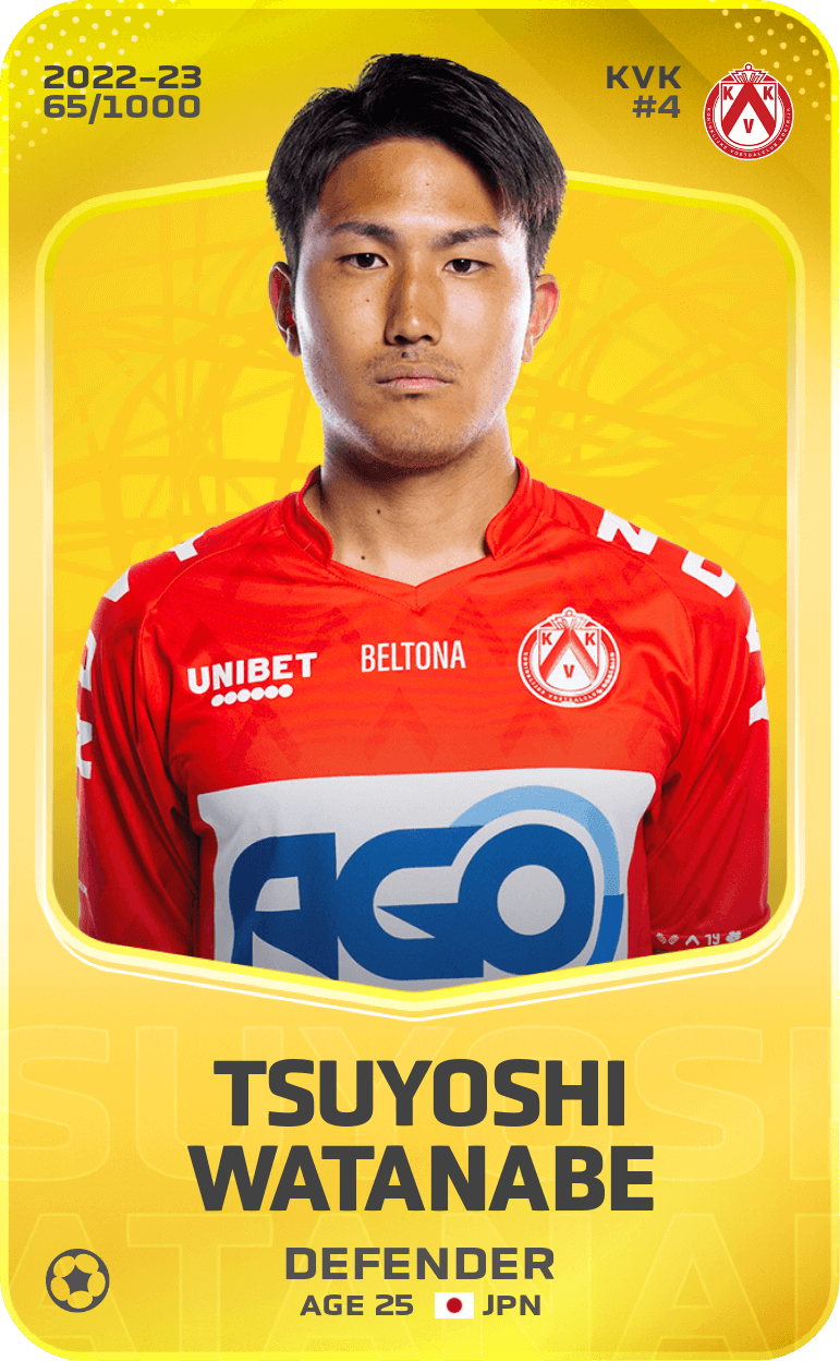 Tsuyoshi Watanabe 2022-23 • Limited 65/1000