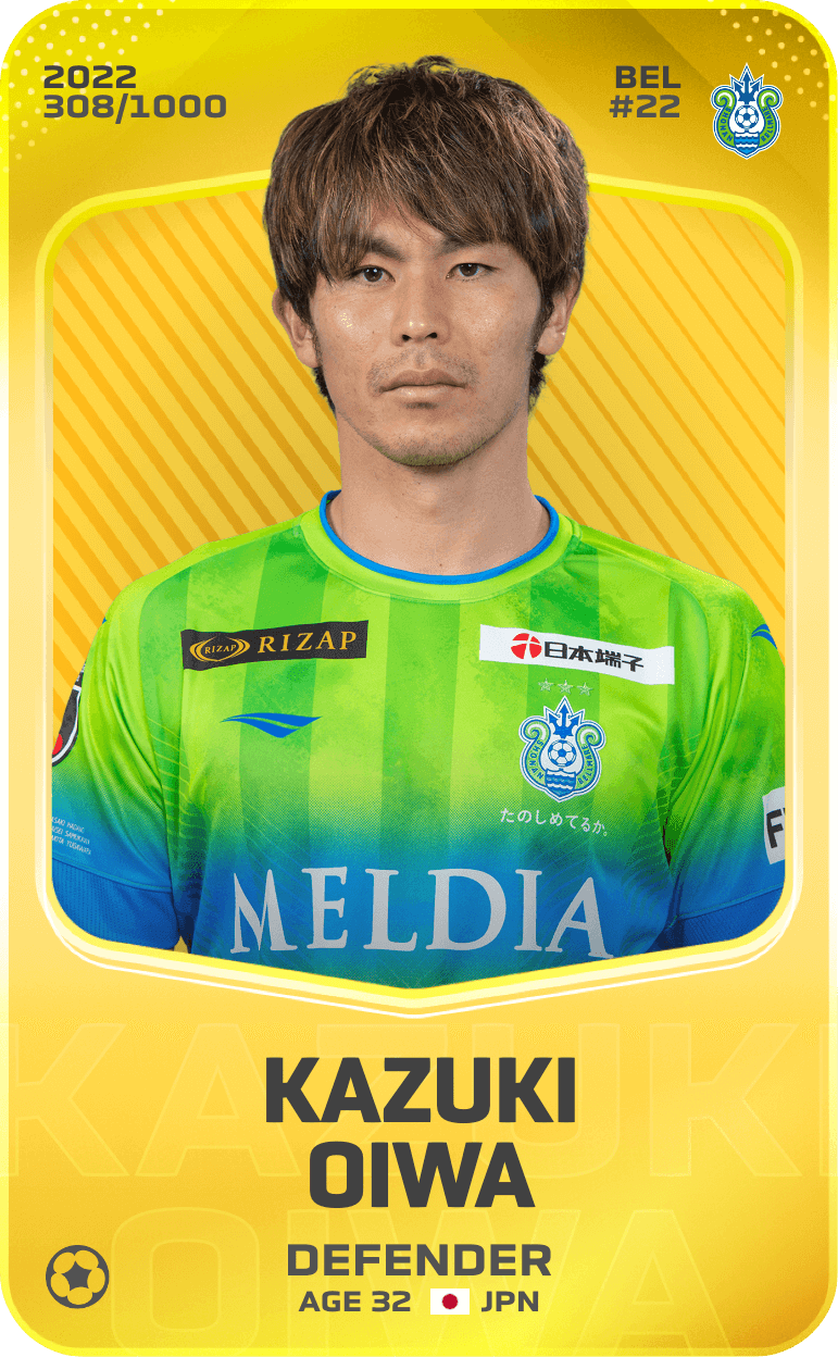 Kazuki Oiwa 2022-23 • Limited 308/1000