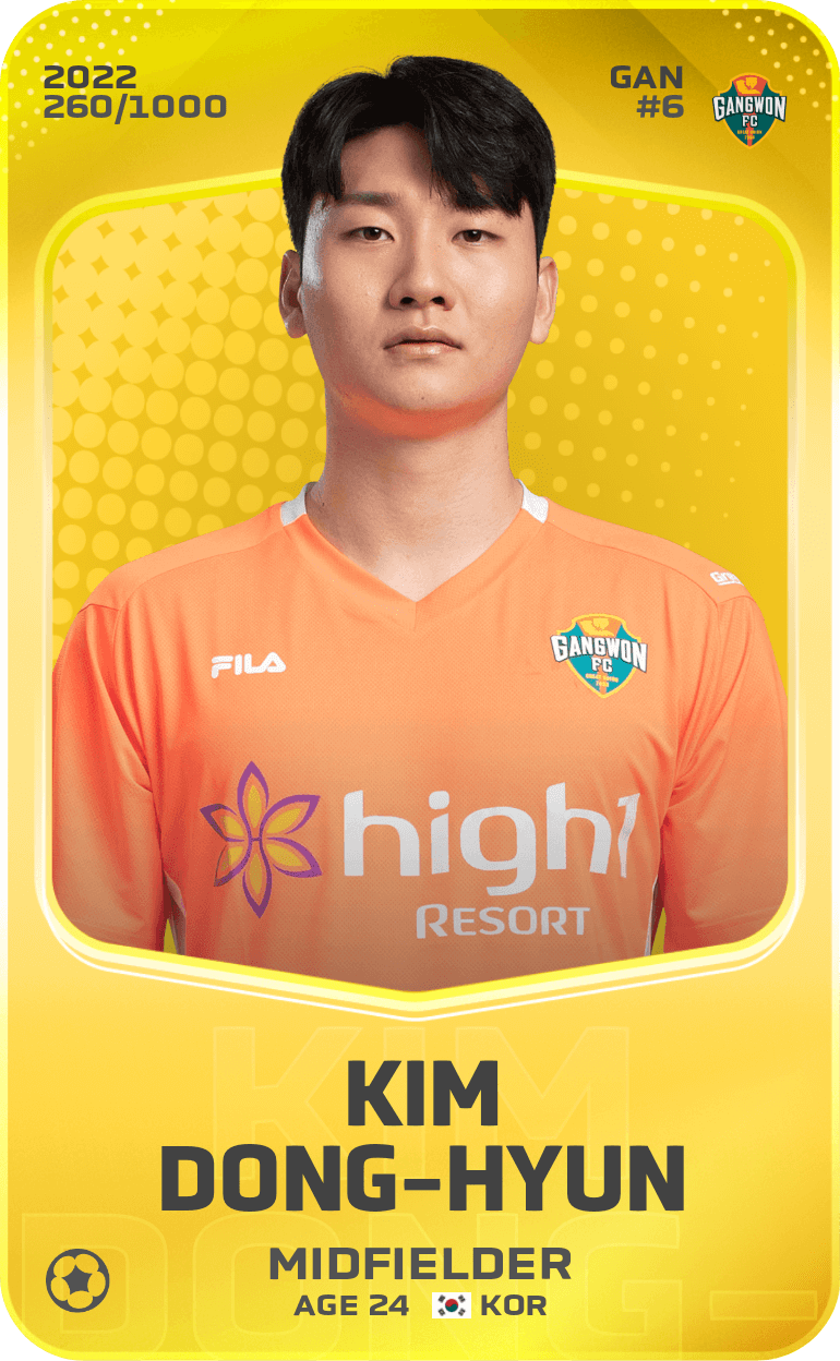 Kim Dong-Hyun 2022-23 • Limited 260/1000