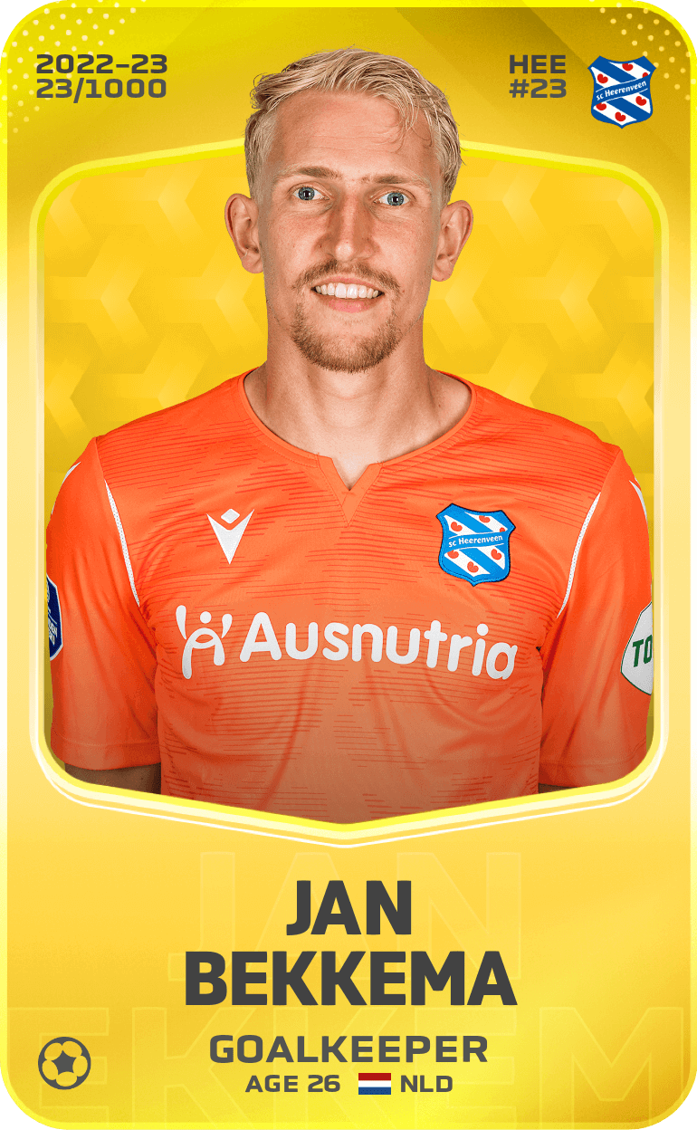 Jan Bekkema 2022-23 • Limited 23/1000
