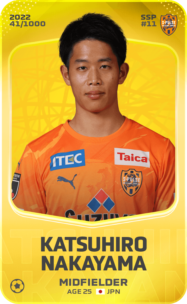 Katsuhiro Nakayama 2022-23 • Limited 41/1000