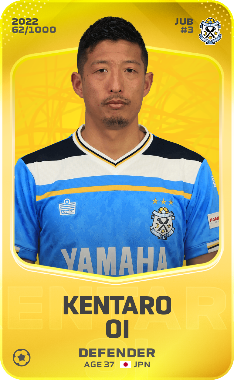 Sorare - Sorare Official - Kentaro Oi 2022-23 • Limited 62/1000 - NFT # 23680349735518172185680836119077689464091735757928770543143573385258556038084