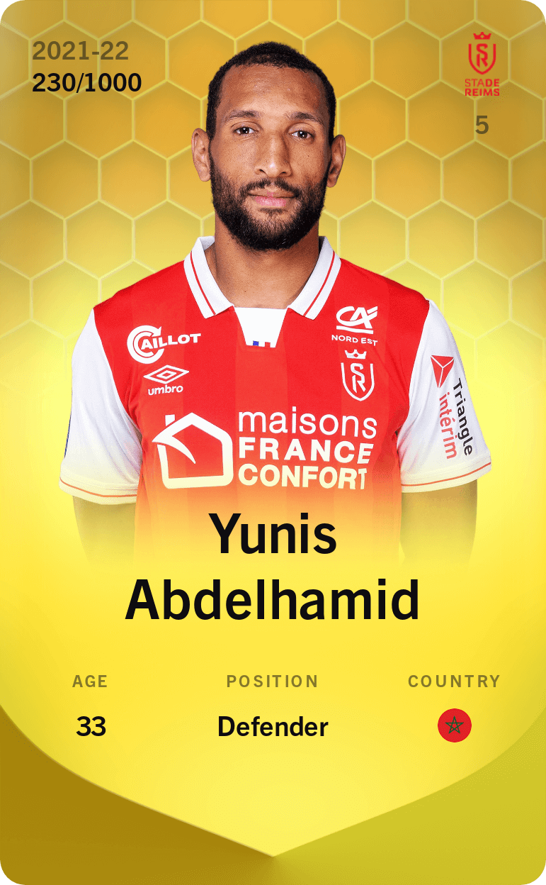 Yunis Abdelhamid 2021-22 • Limited 230/1000