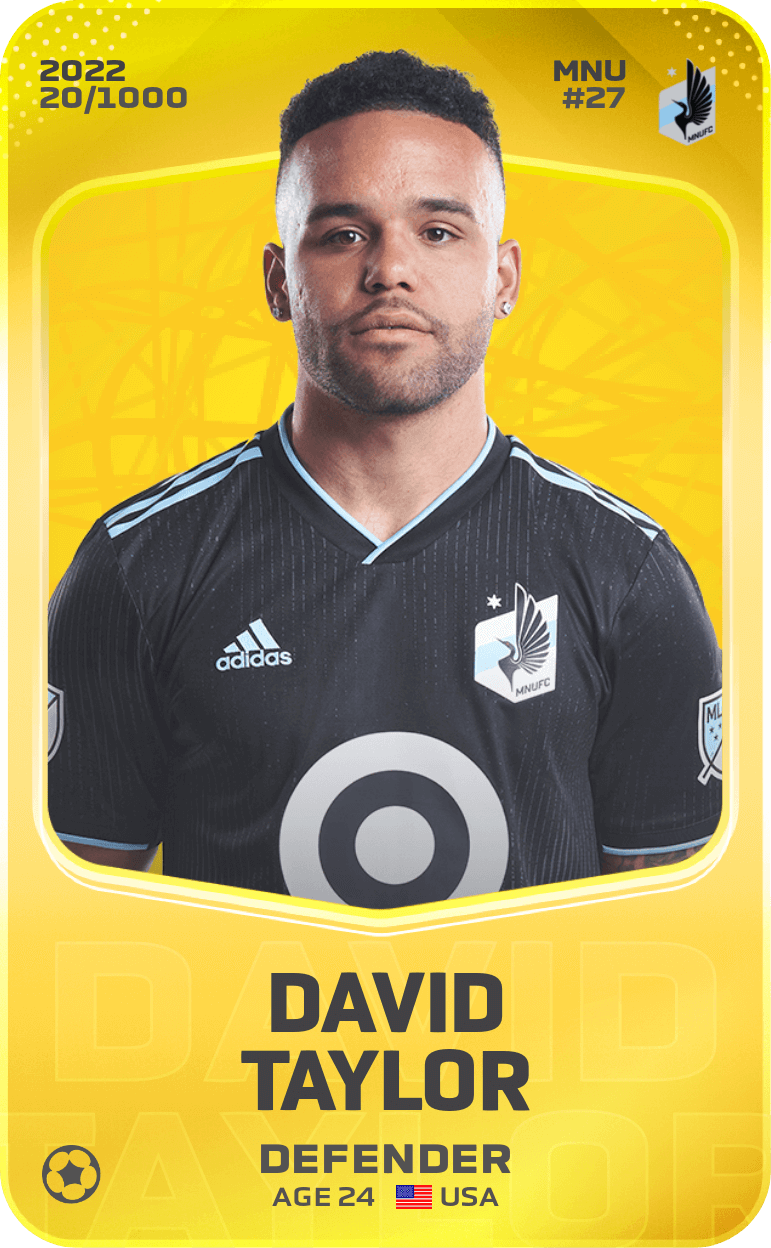 David Taylor 2022-23 • Limited 20/1000