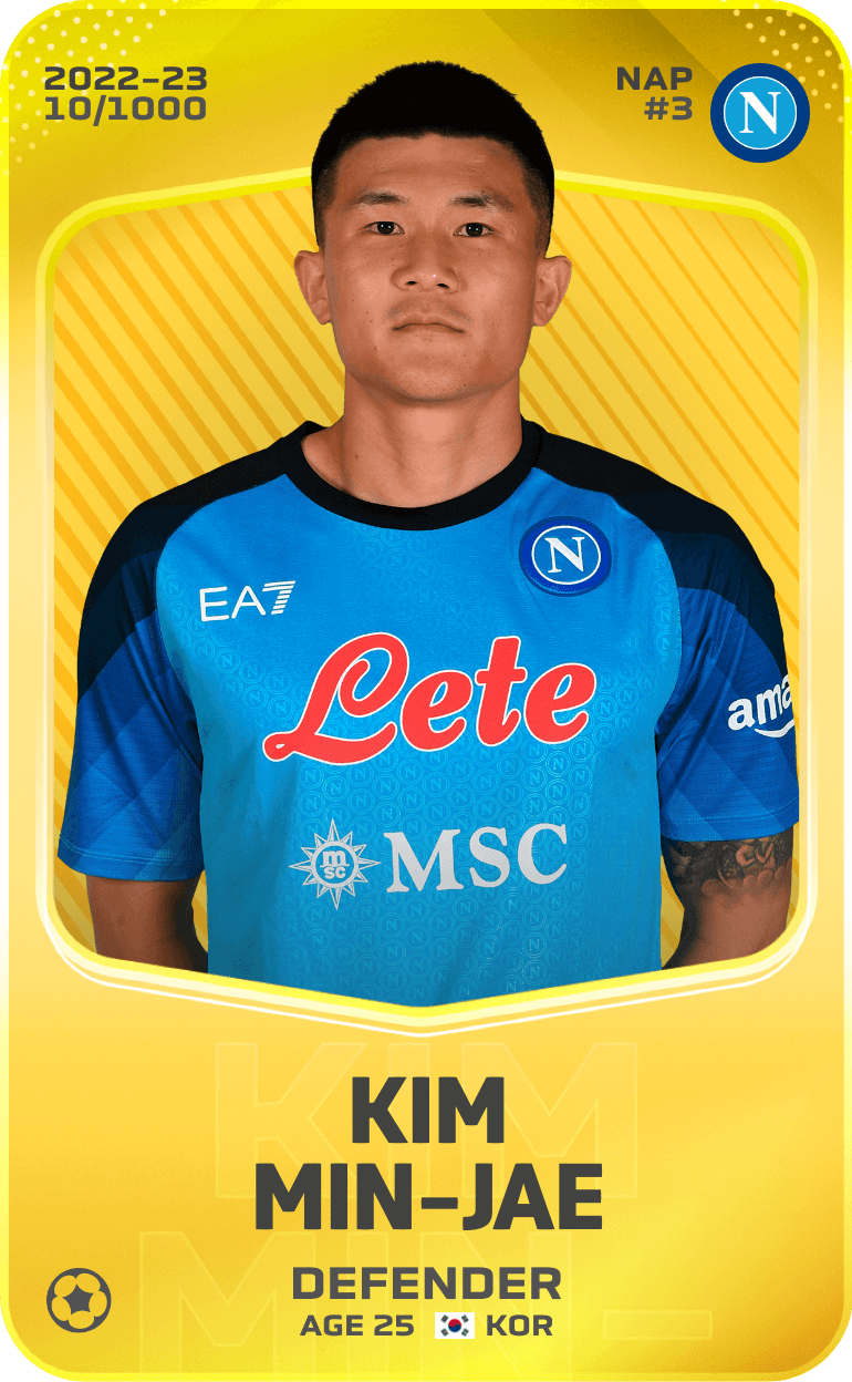 Kim Min-Jae 2022-23 • Limited 10/1000