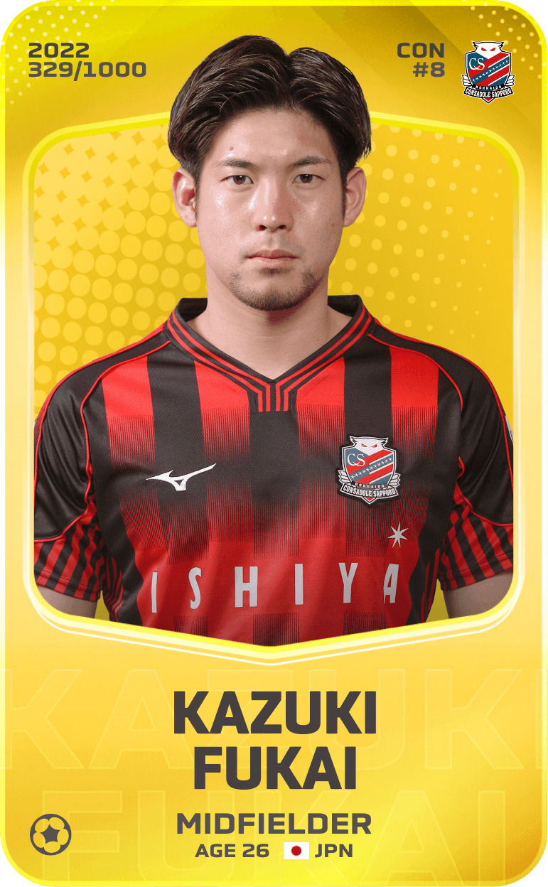 Kazuki Fukai 2022-23 • Limited 329/1000