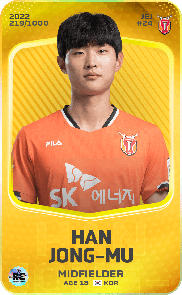 Han Jong-Mu 2022-23 • Limited 219/1000