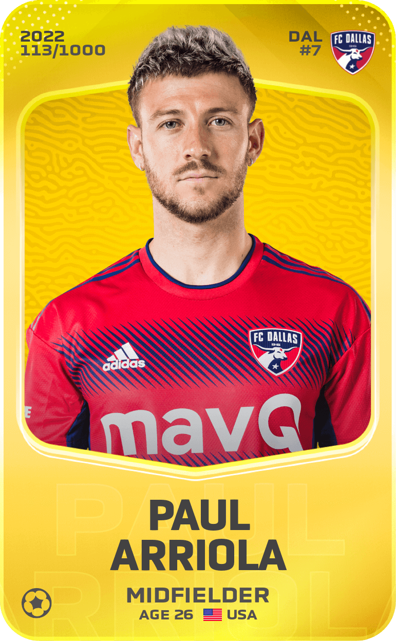 Paul Arriola 2022-23 • Limited 113/1000