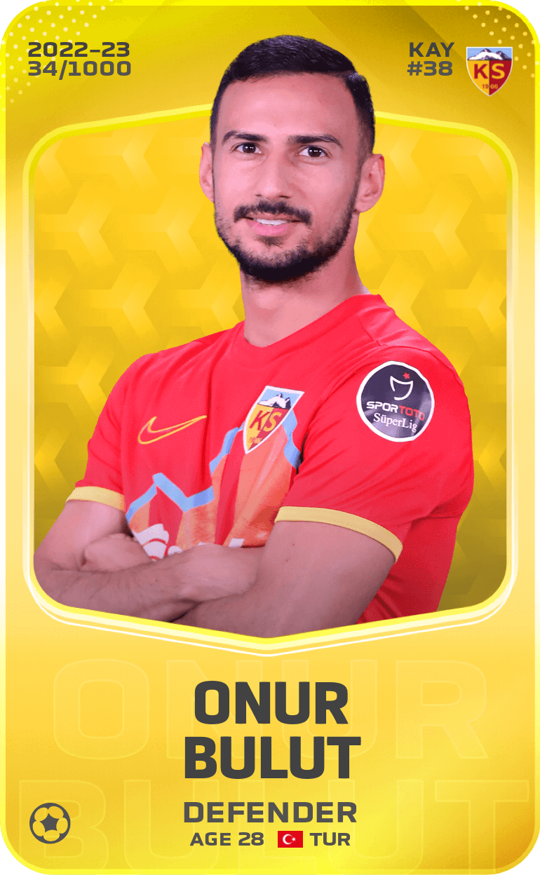 Onur Bulut 2022-23 • Limited 34/1000