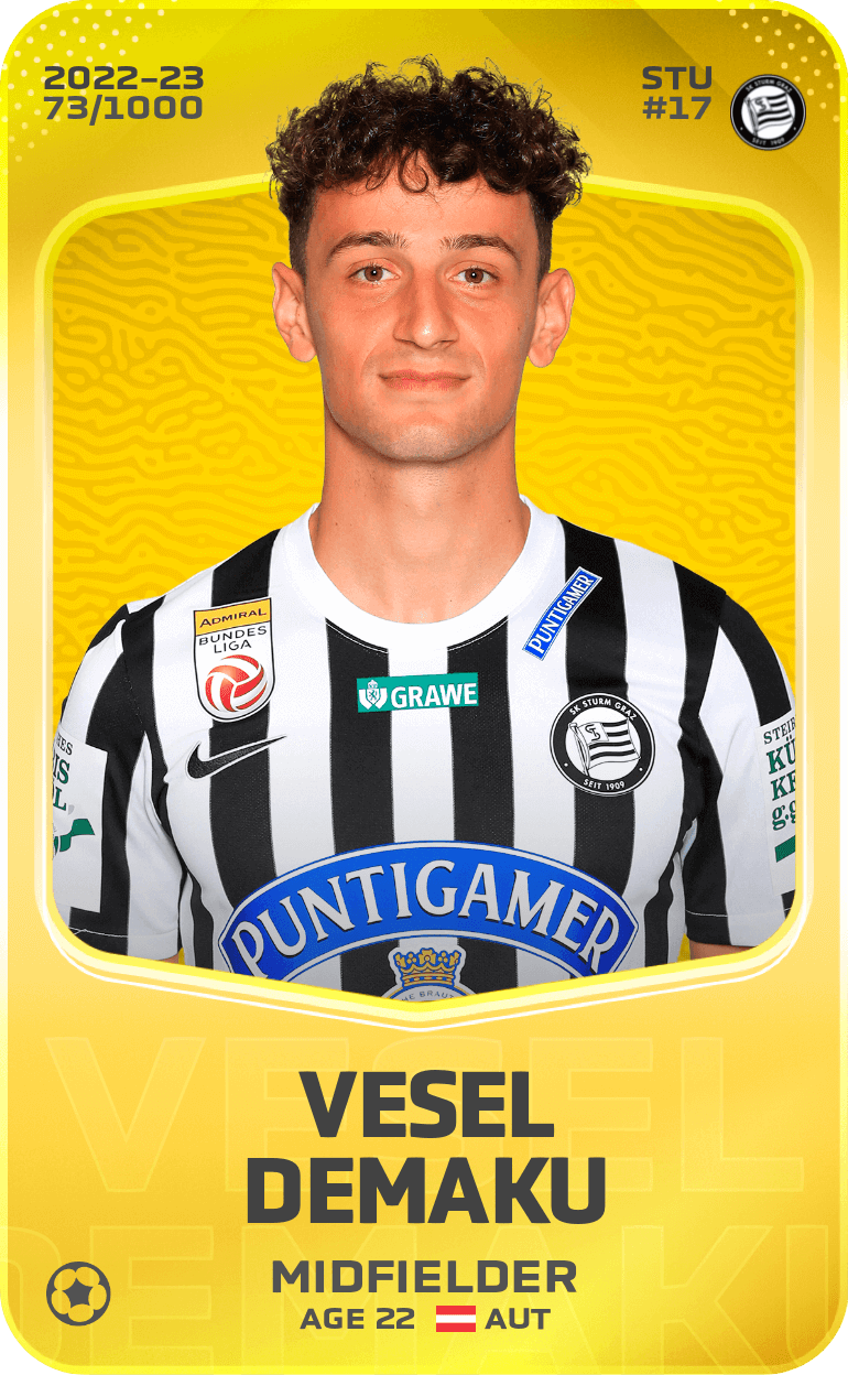 Vesel Demaku 2022-23 • Limited 73/1000