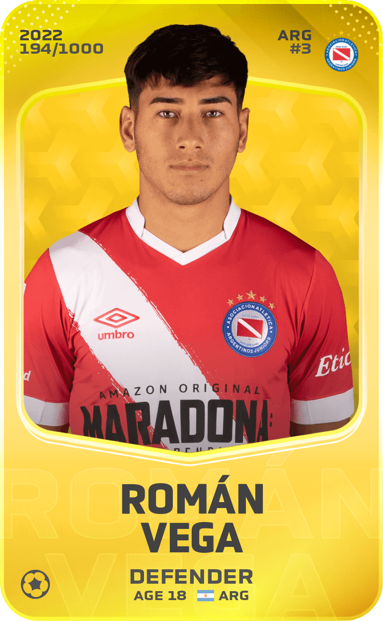 Román Vega 2022-23 • Limited 194/1000