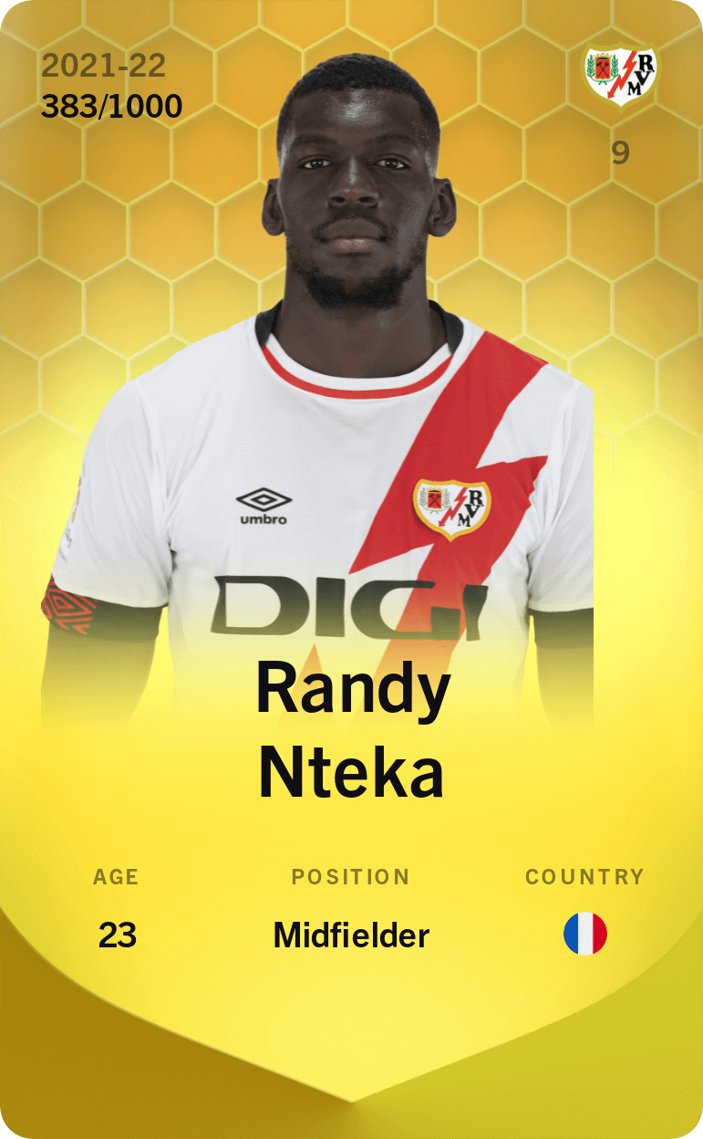 Randy Nteka 2021-22 • Limited 383/1000