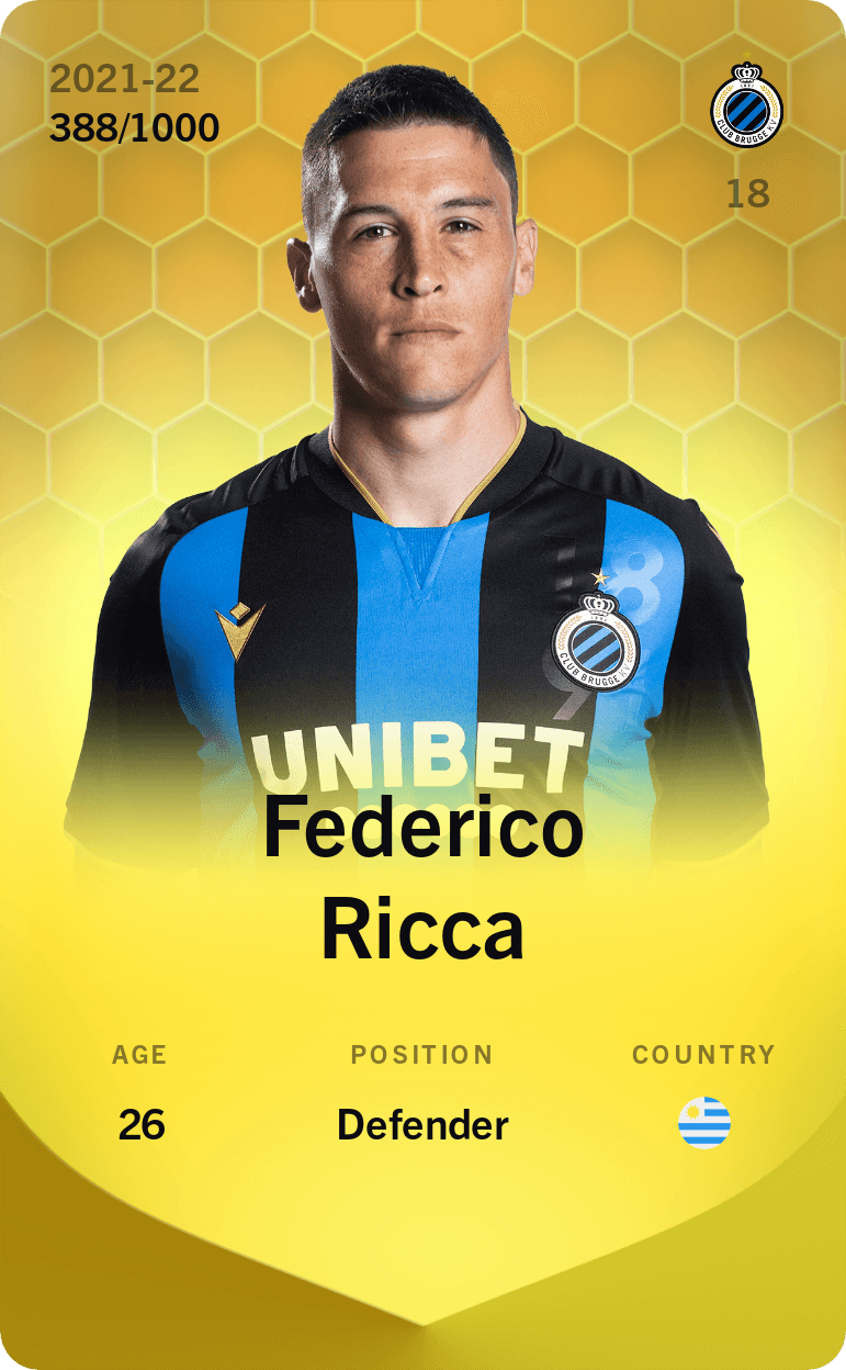 Federico Ricca 2021-22 • Limited 388/1000