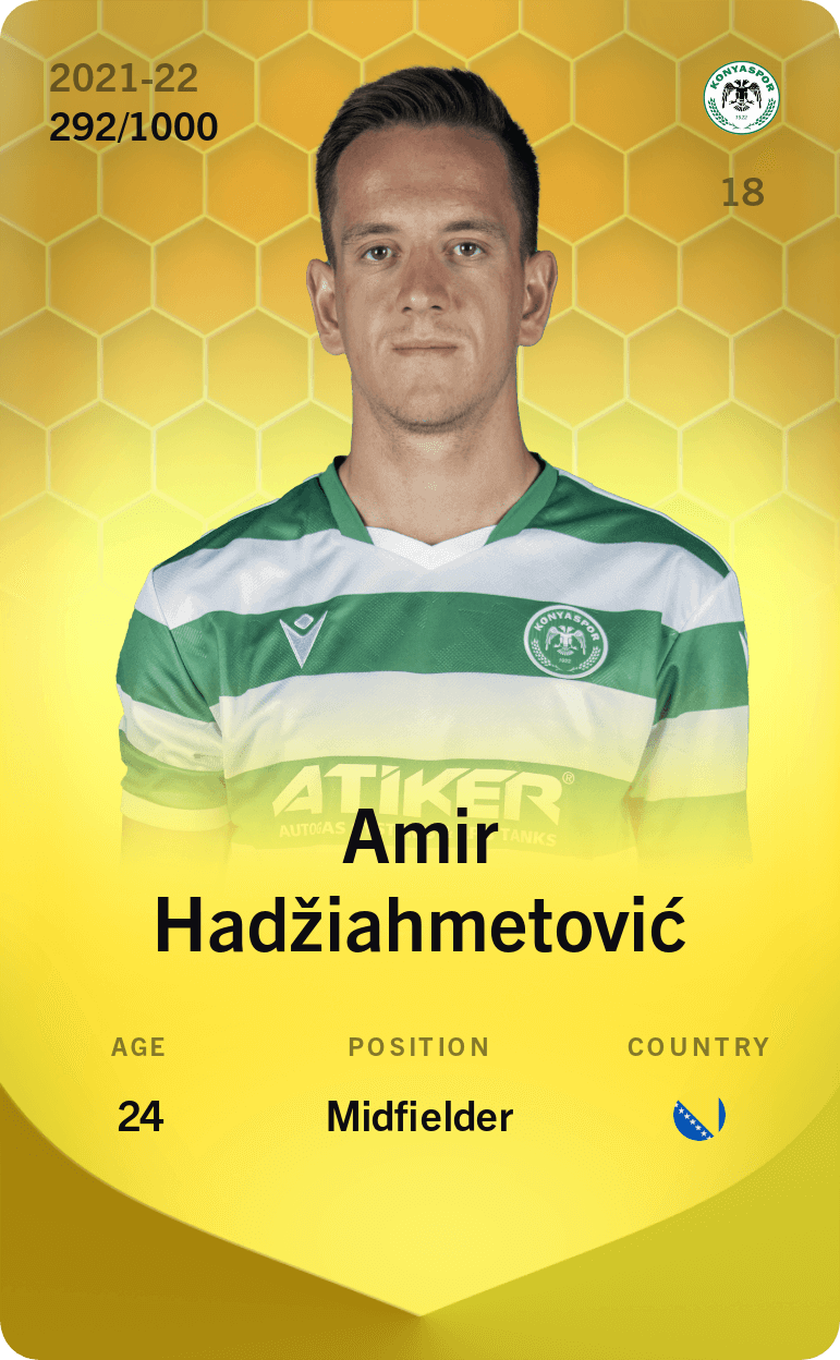 Amir Hadžiahmetović 2021-22 • Limited 292/1000