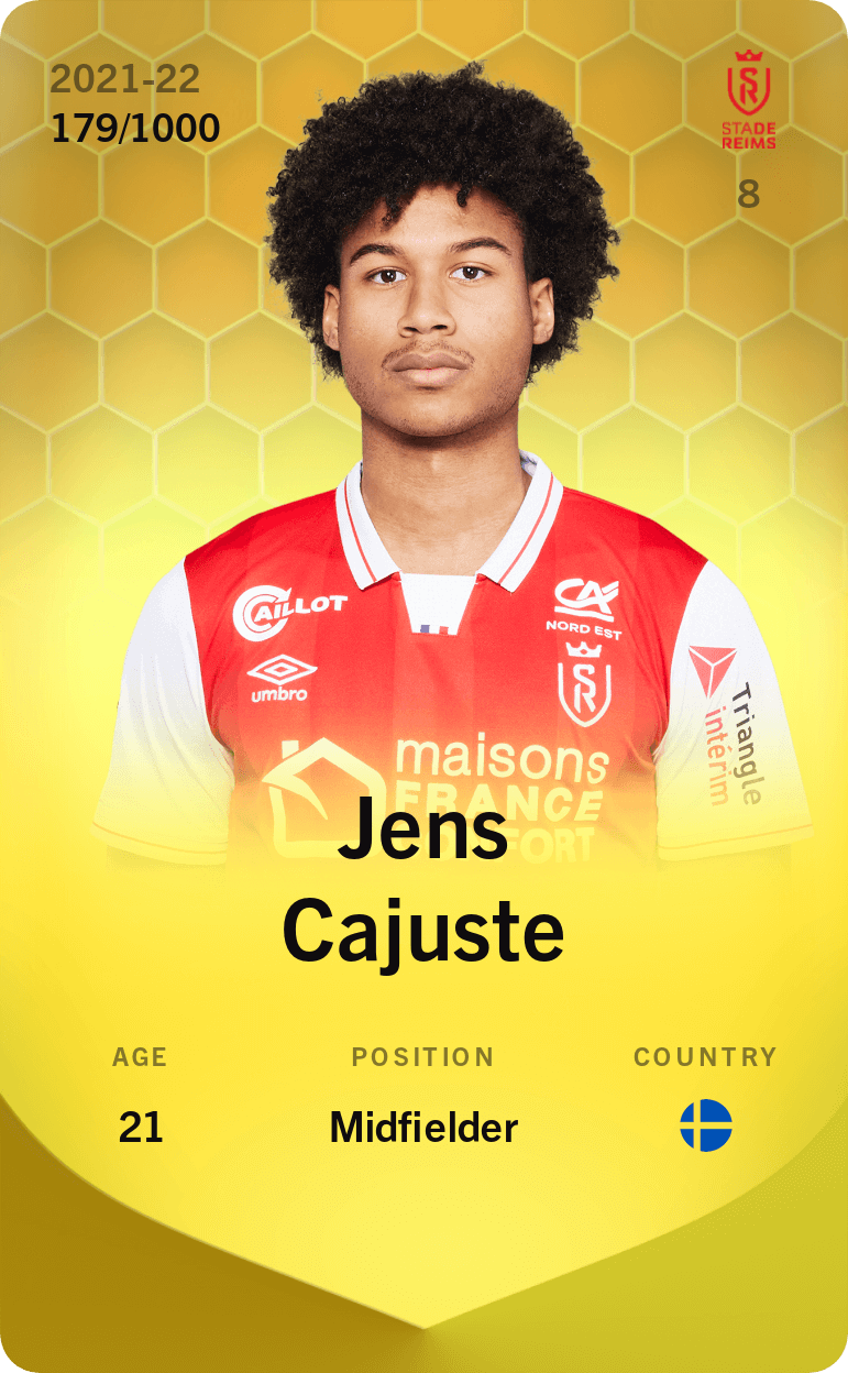 Jens Cajuste 2021-22 • Limited 179/1000