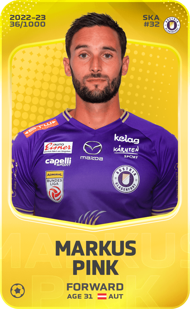 Markus Pink 2022-23 • Limited 36/1000