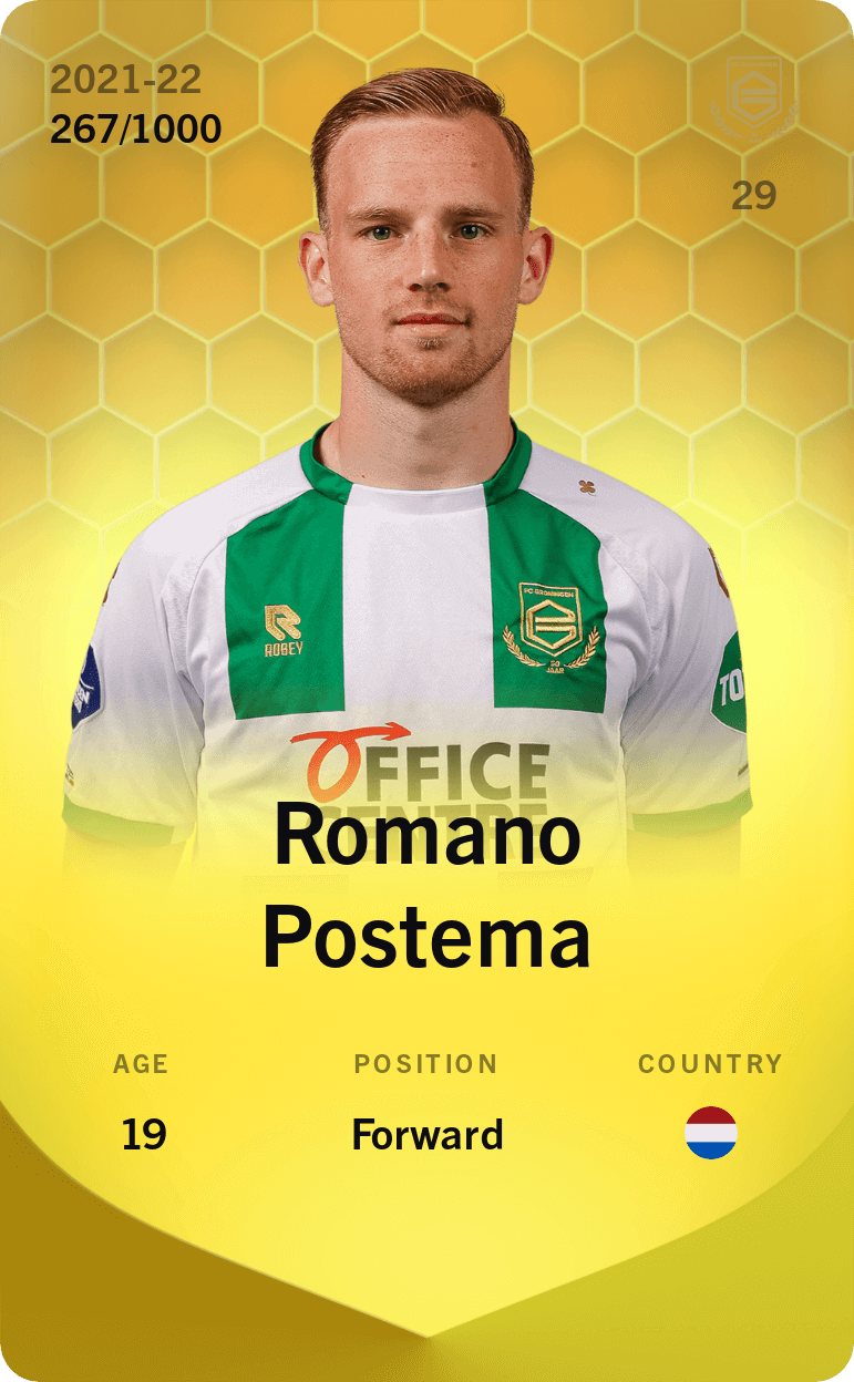 Romano Postema 2021-22 • Limited 267/1000