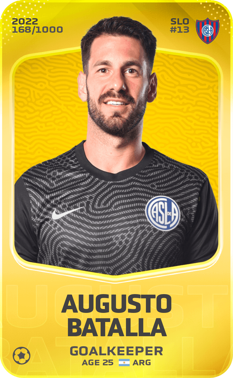 Augusto Batalla 2022-23 • Limited 168/1000