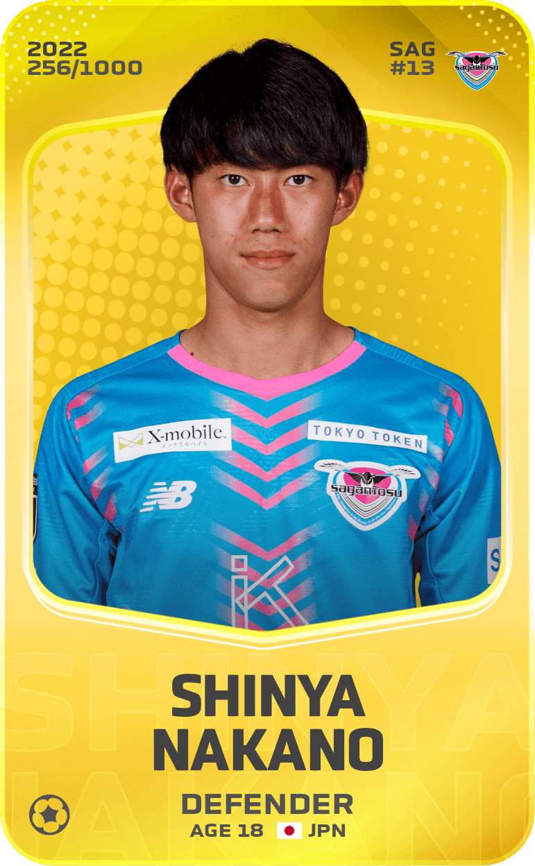 Shinya Nakano 2022-23 • Limited 256/1000