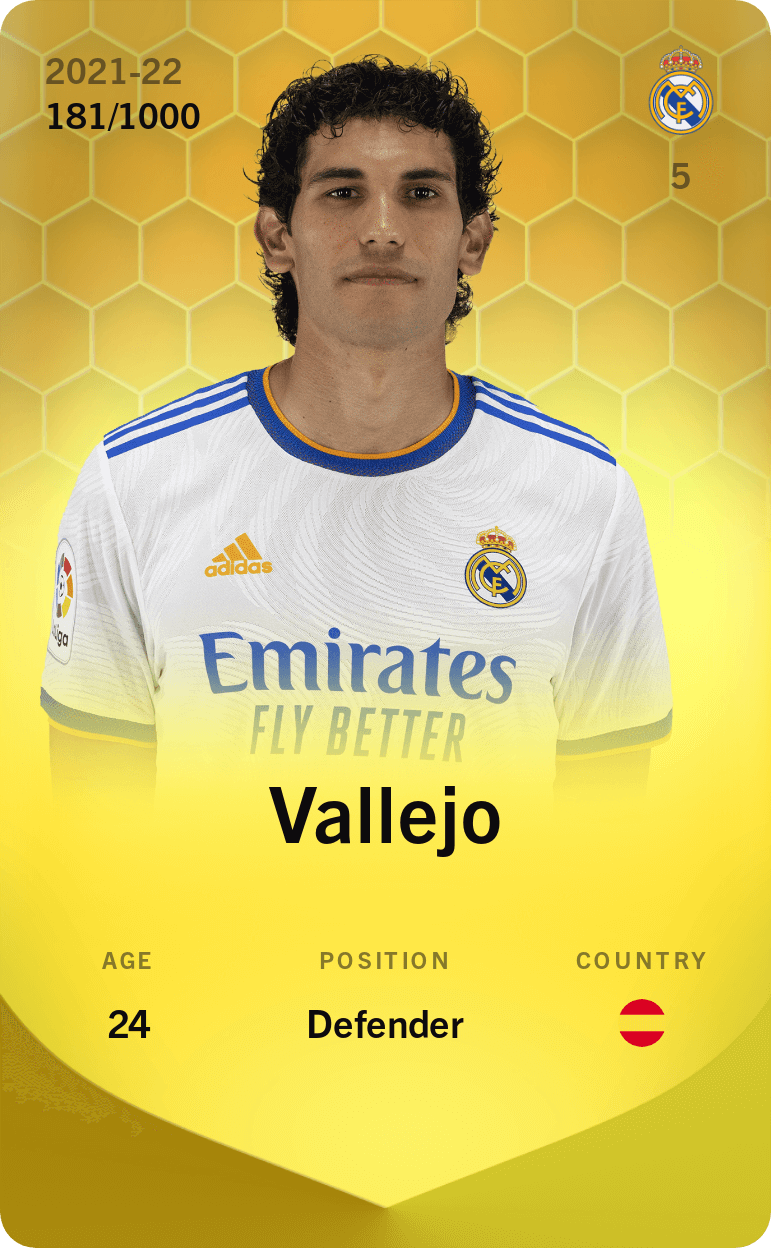 Vallejo 2021-22 • Limited 181/1000