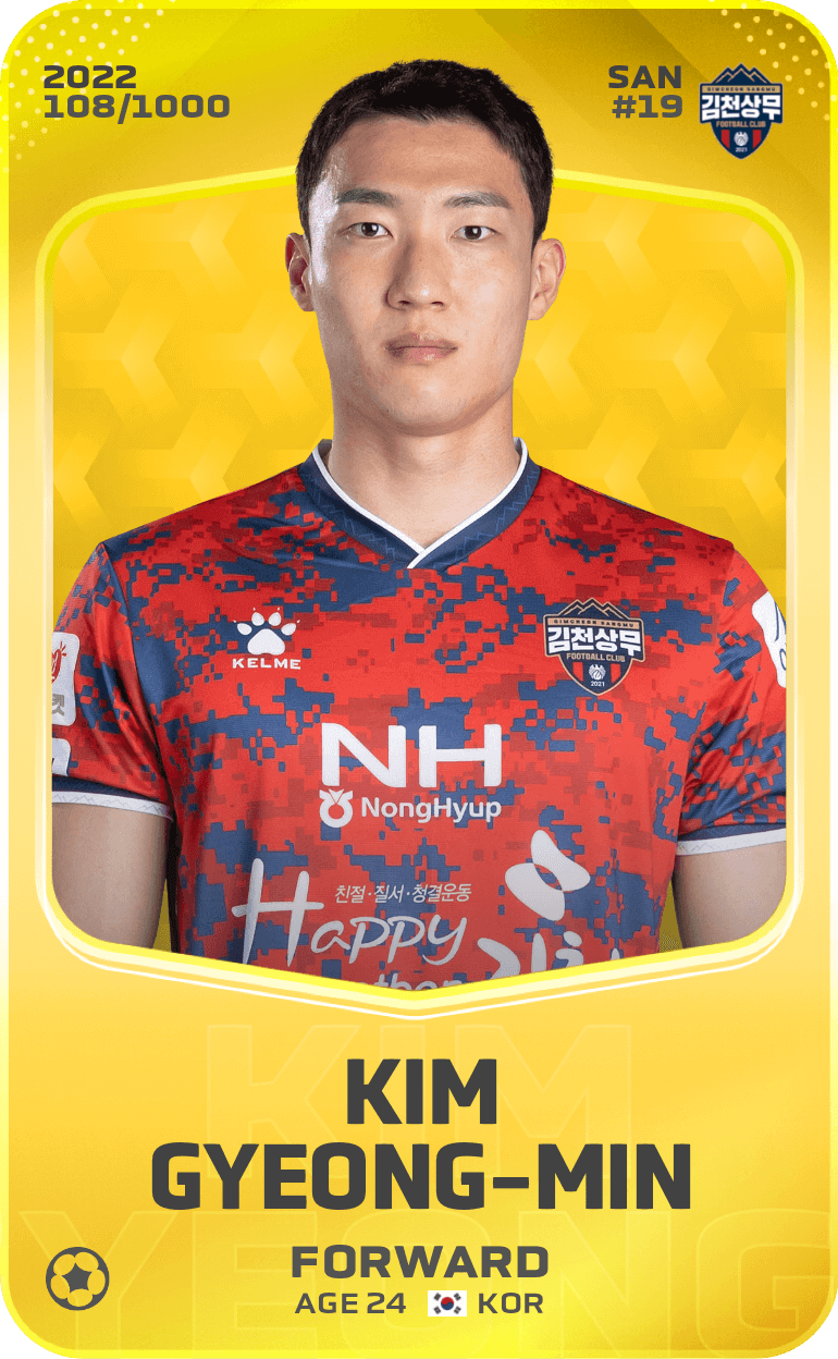 Kim Gyeong-Min 2022-23 • Limited 108/1000