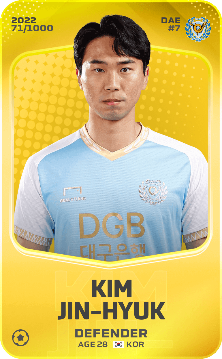 Kim Jin-Hyuk 2022-23 • Limited 71/1000