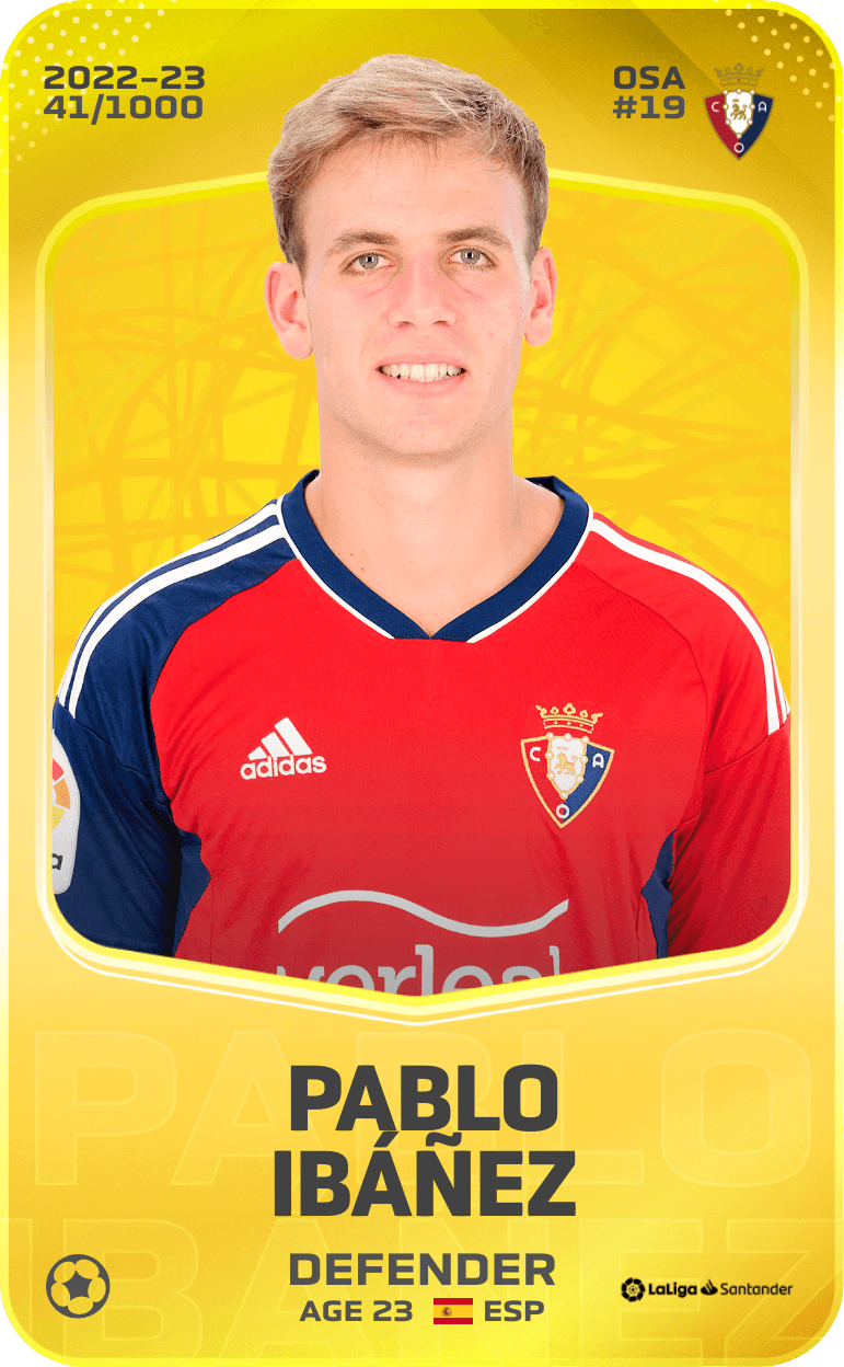 Pablo Ibáñez 2022-23 • Limited 41/1000