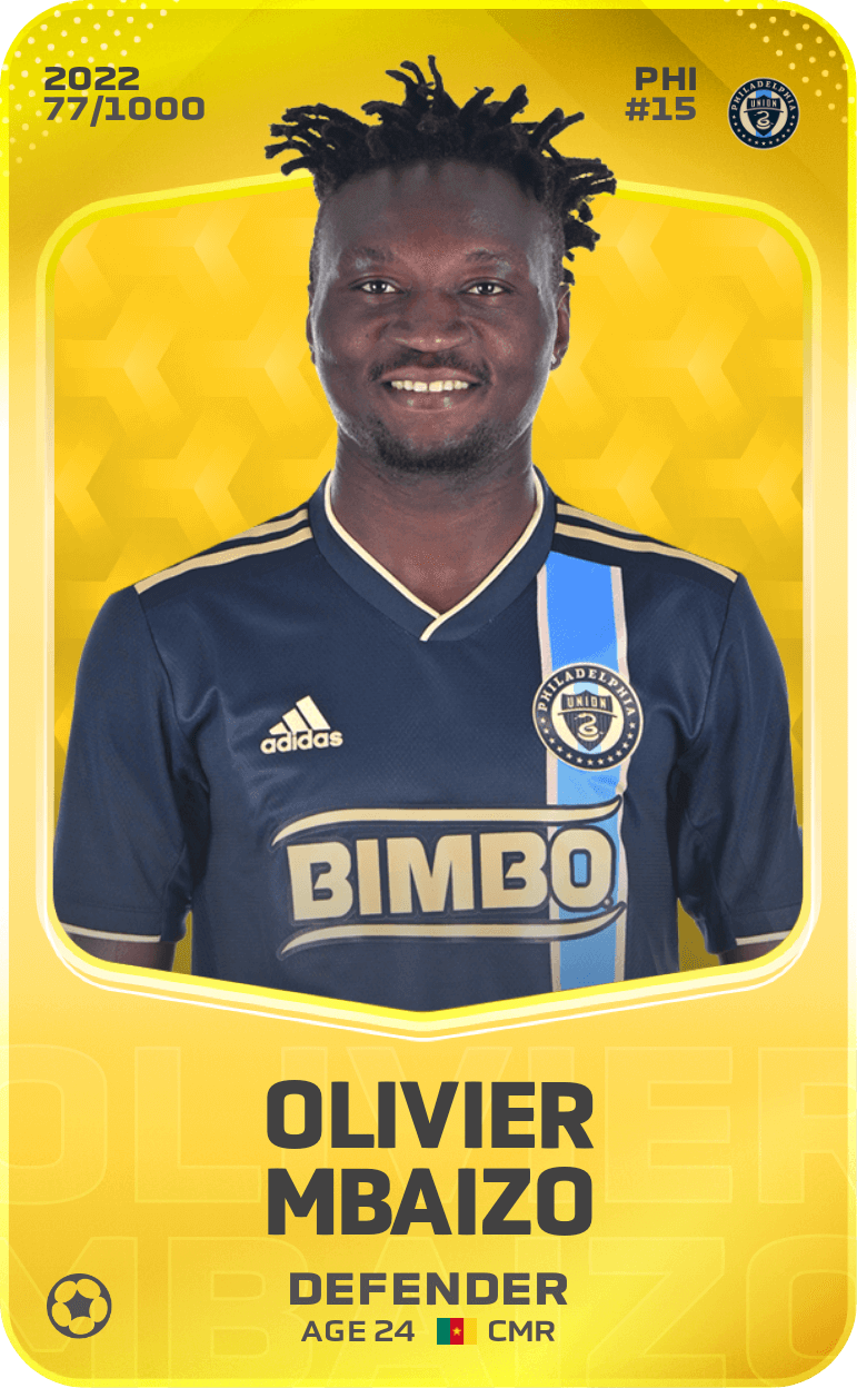 Olivier Mbaizo 2022-23 • Limited 77/1000