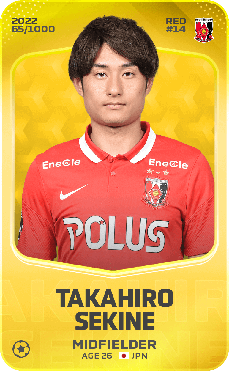 Takahiro Sekine 2022-23 • Limited 65/1000