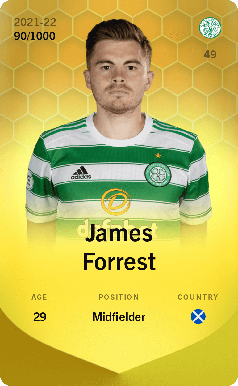 James Forrest 2021-22 • Limited 90/1000