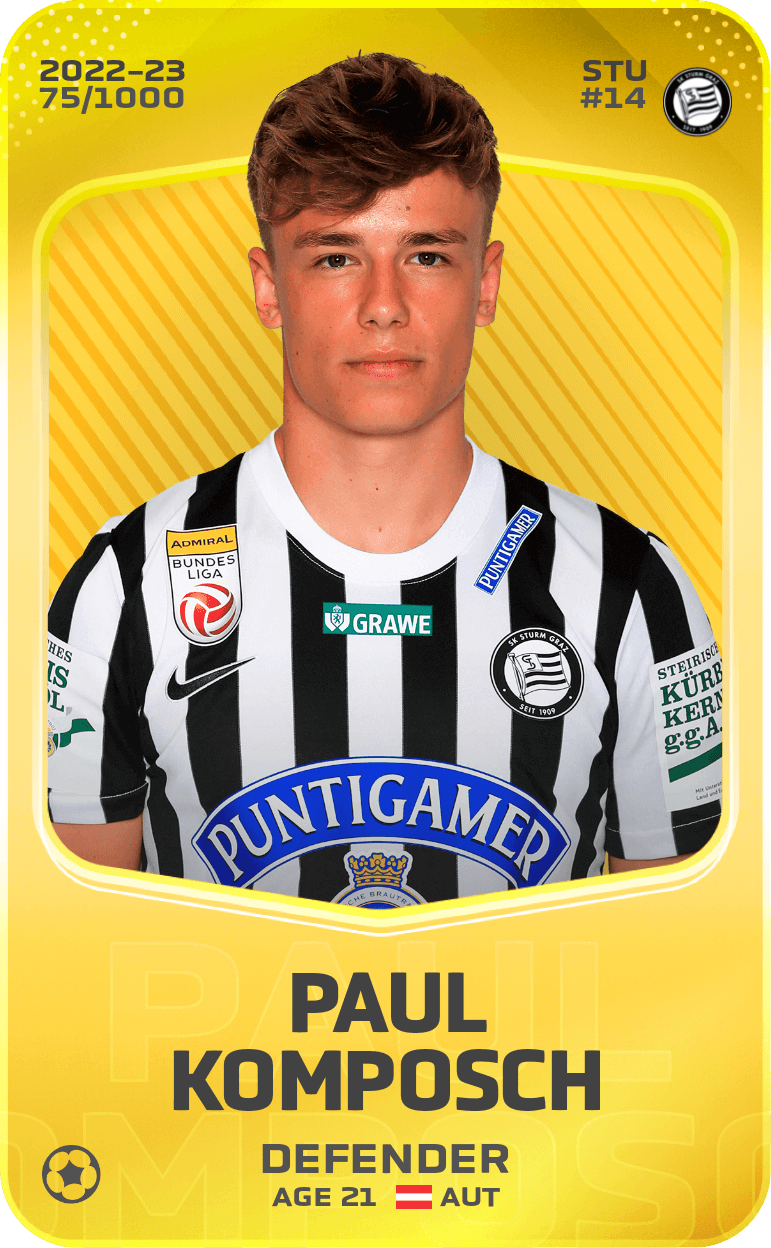 Paul Komposch 2022-23 • Limited 75/1000