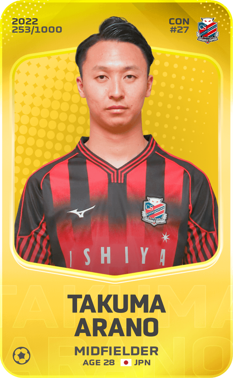 Takuma Arano 2022-23 • Limited 253/1000