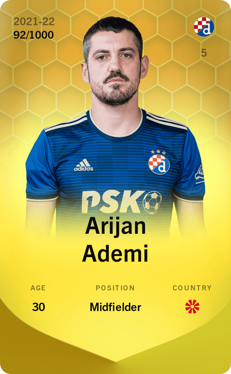Arijan Ademi 2021-22 • Limited 92/1000
