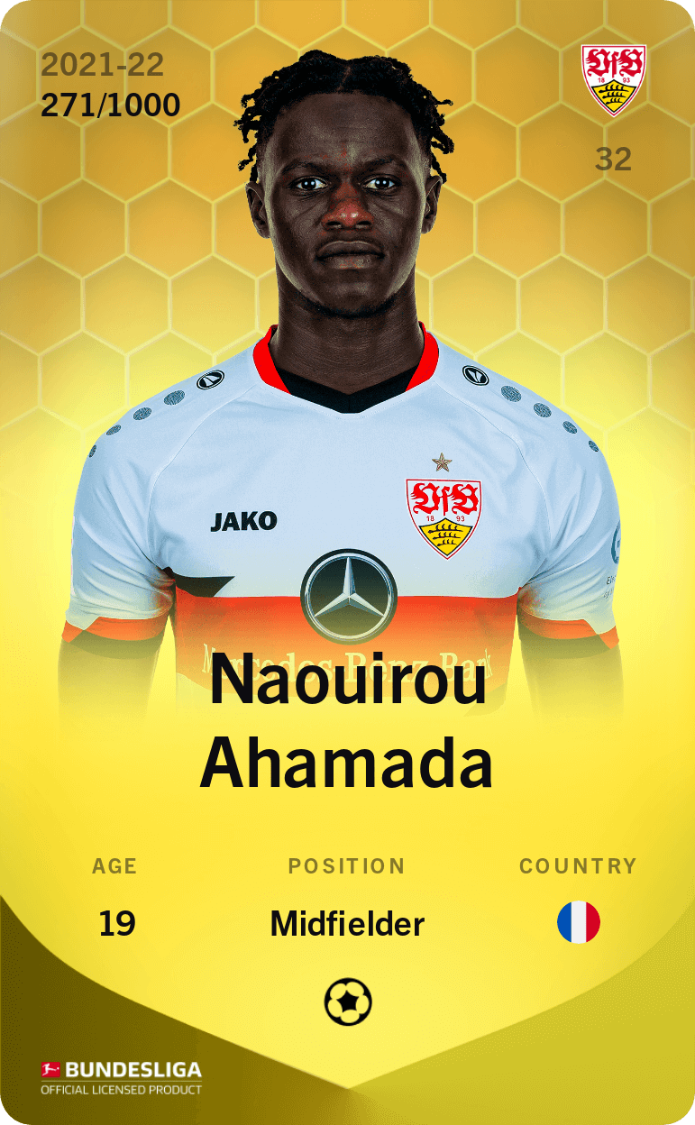 Naouirou Ahamada 2021-22 • Limited 271/1000