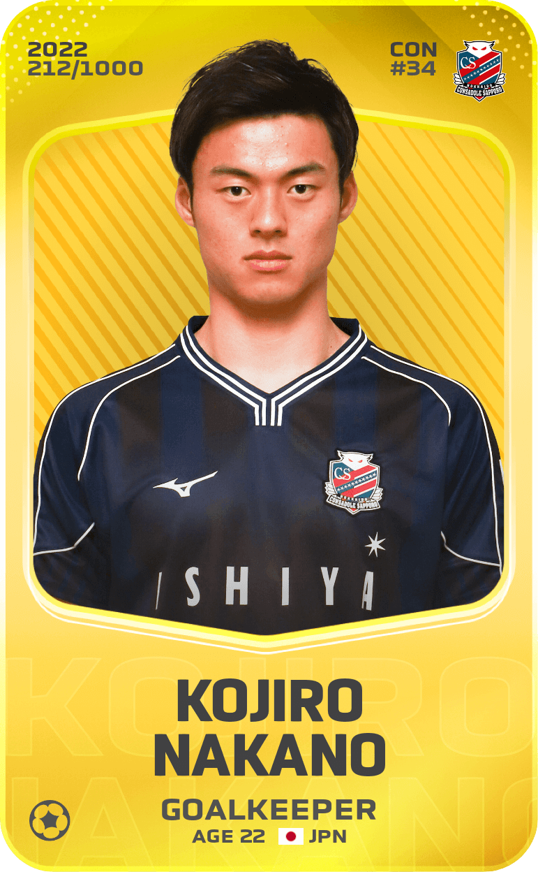 Kojiro Nakano 2022-23 • Limited 212/1000