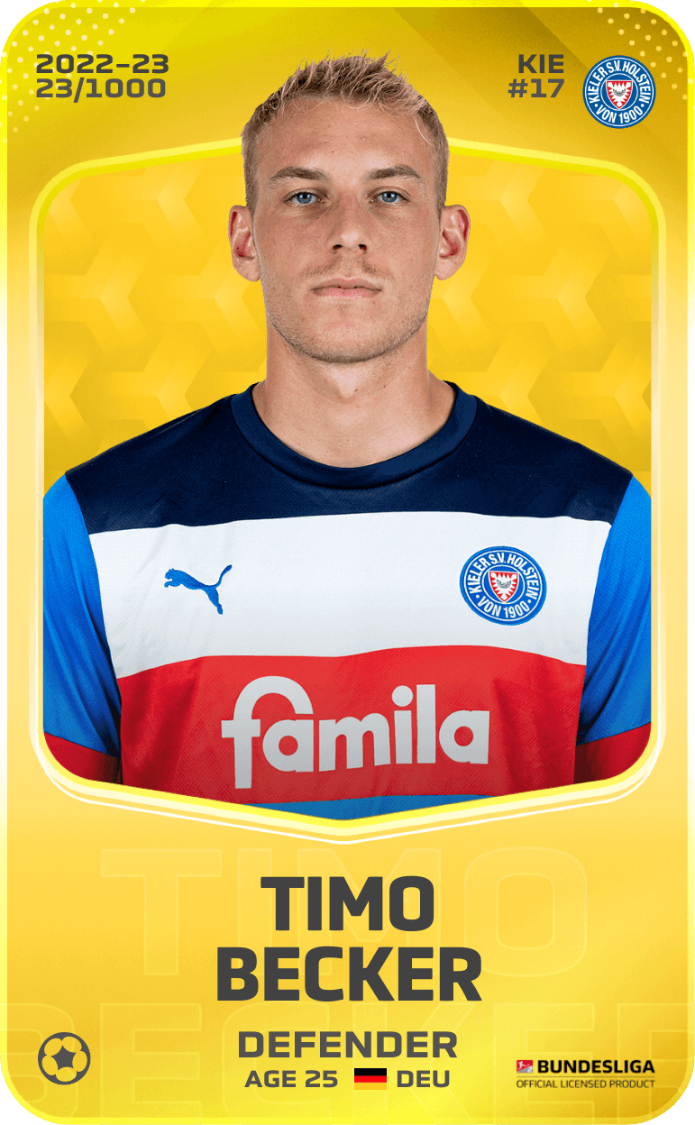 Timo Becker 2022-23 • Limited 23/1000