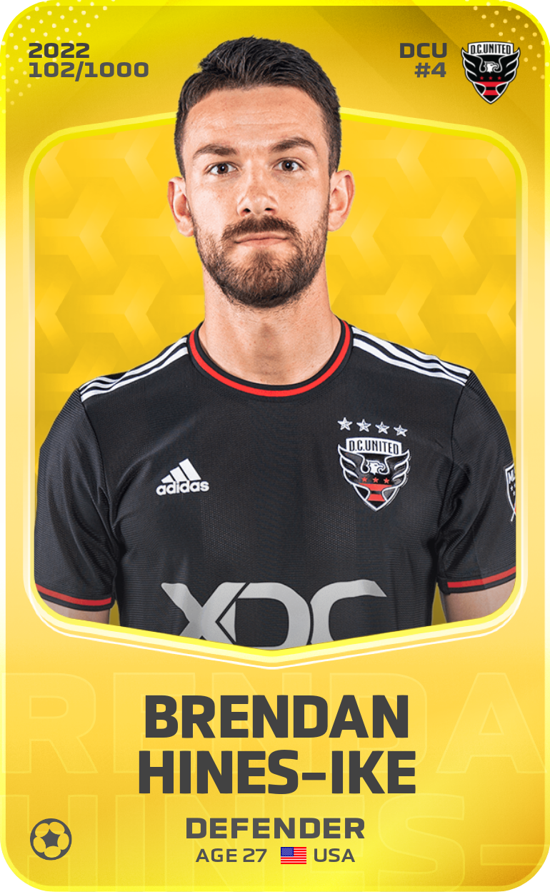 Sorare - Sorare Official - Brendan Hines-Ike 2022-23 • Limited 102/1000 - NFT # 28678117544291241993430641734813591863092739002527362922528793157580279745669