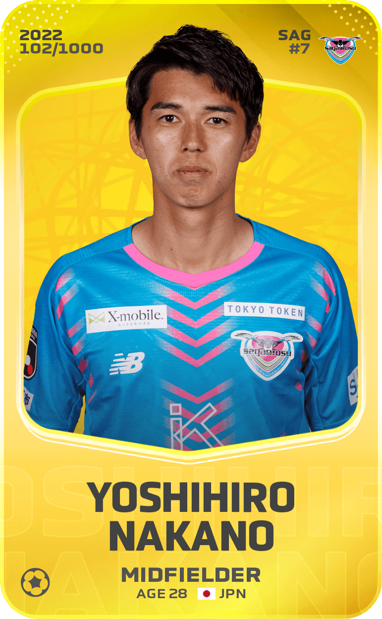 Yoshihiro Nakano 2022-23 • Limited 102/1000