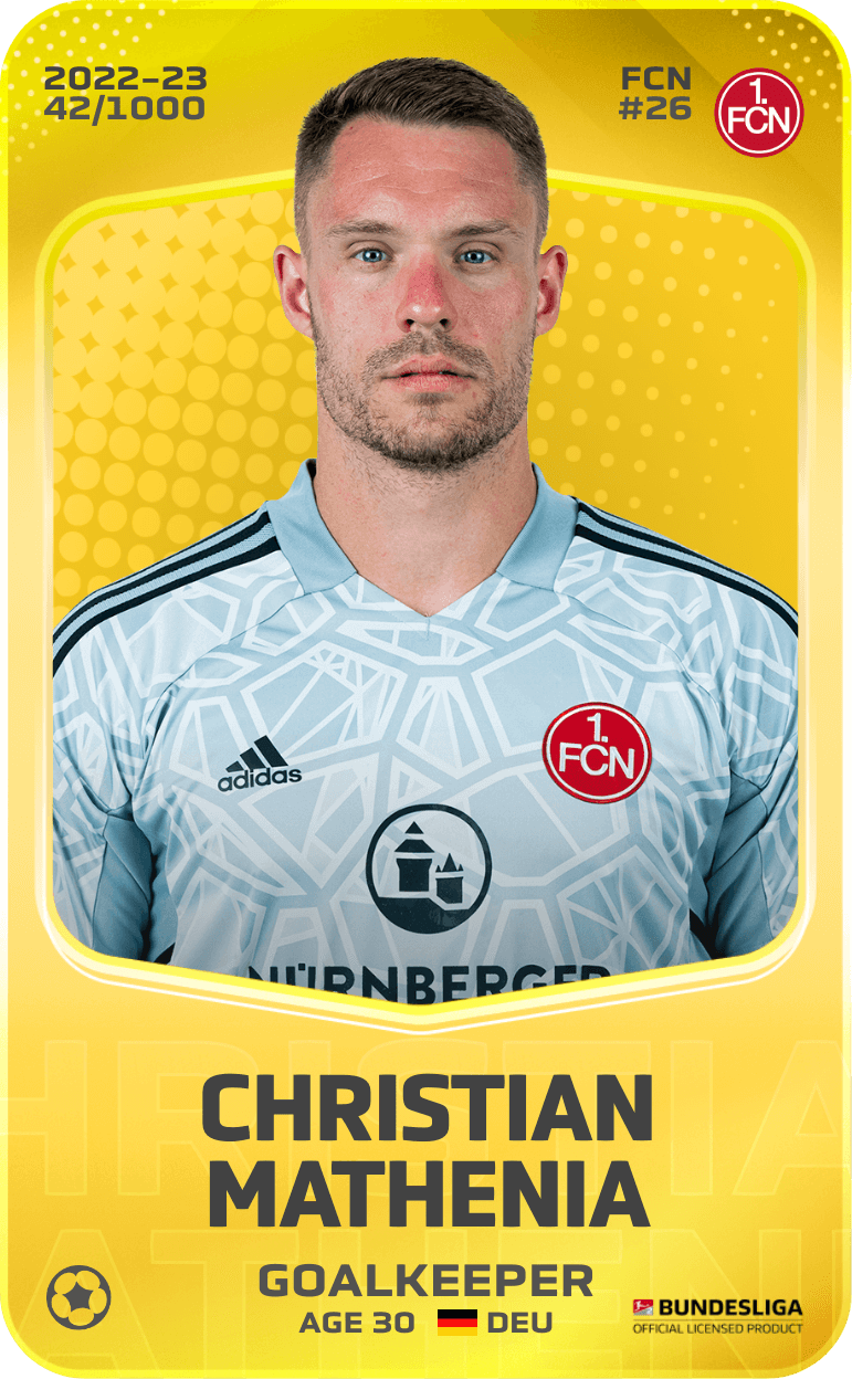 Christian Mathenia 2022-23 • Limited 42/1000