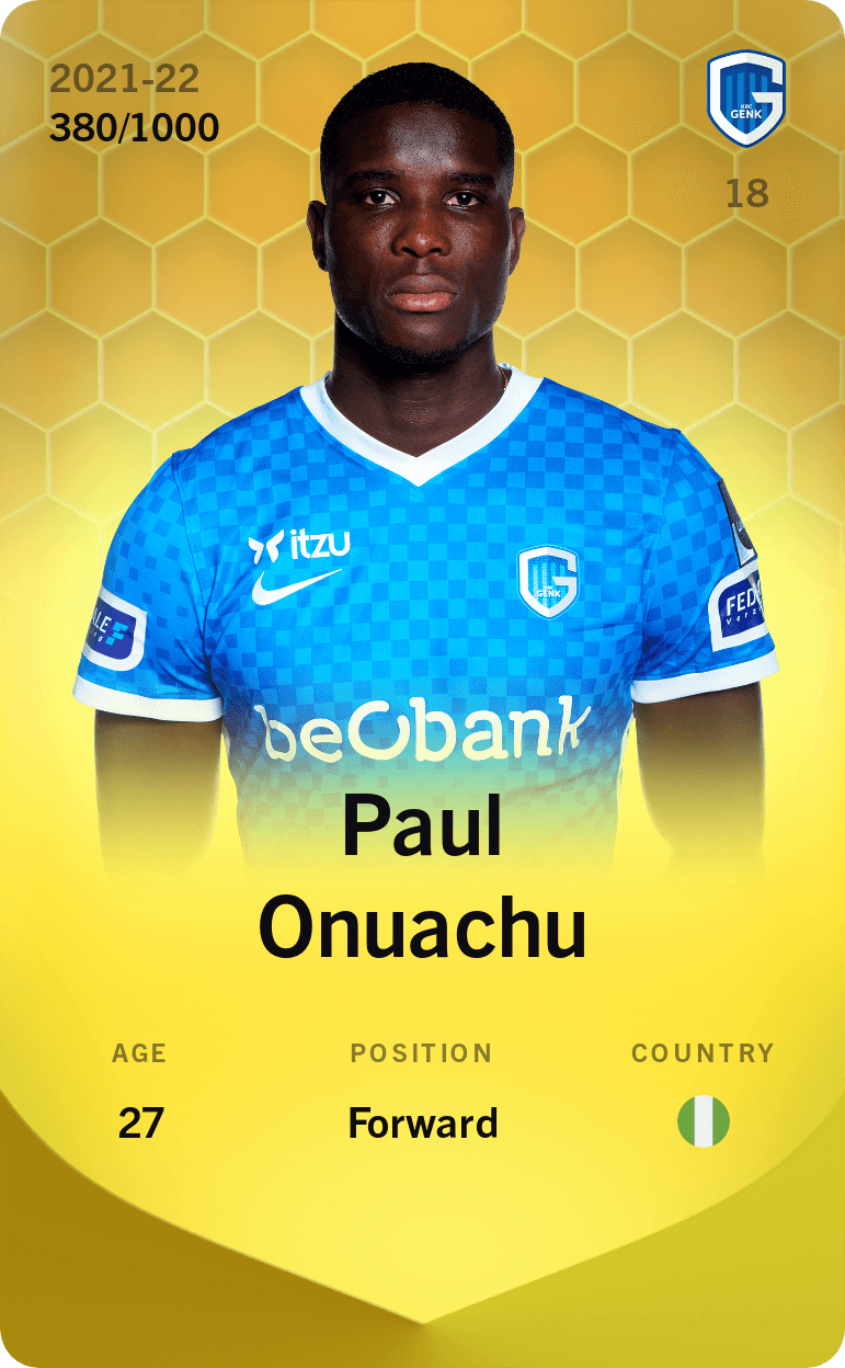 Paul Onuachu 2021-22 • Limited 380/1000