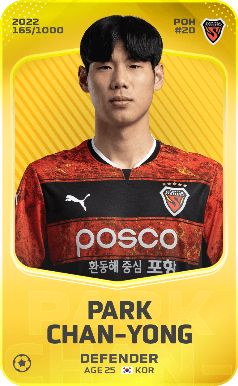 Park Chan-Yong 2022-23 • Limited 165/1000