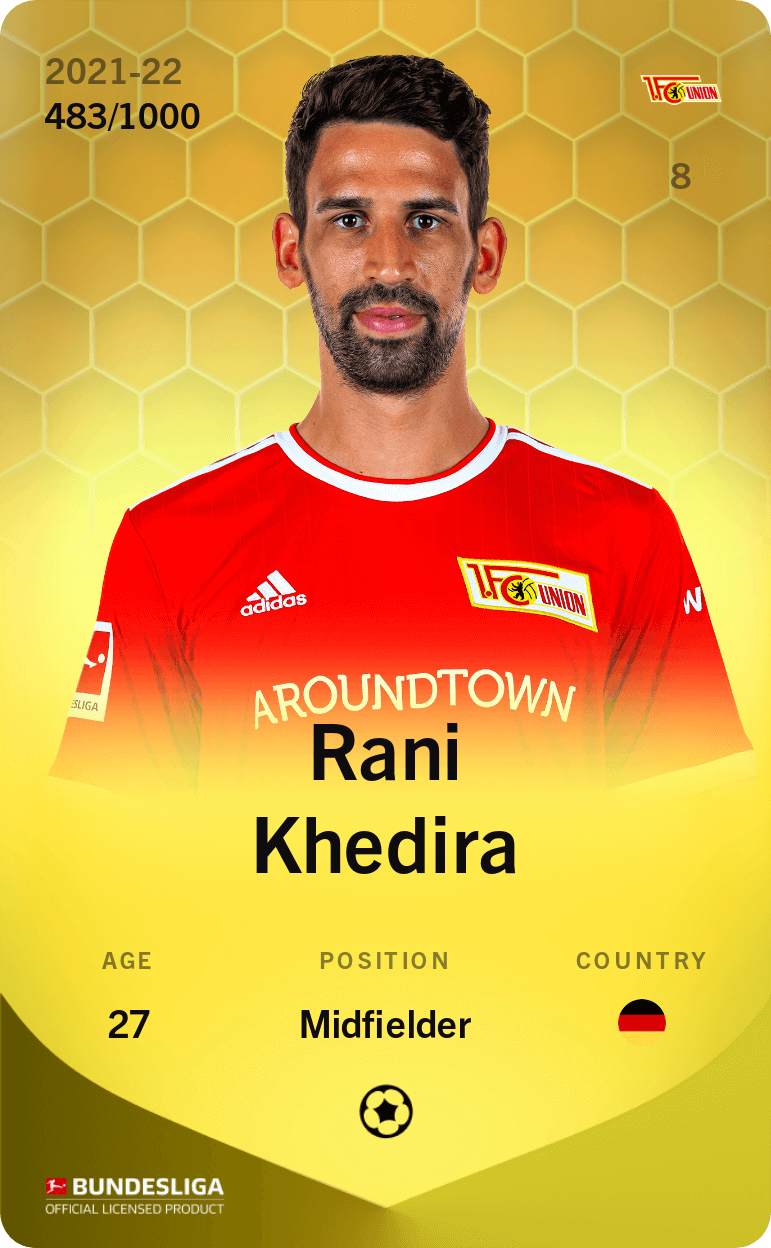 Rani Khedira 2021-22 • Limited 483/1000