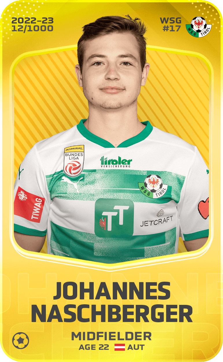 Johannes Naschberger 2022-23 • Limited 12/1000