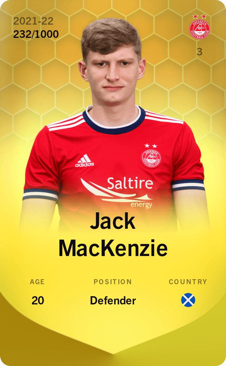 Jack MacKenzie 2021-22 • Limited 232/1000