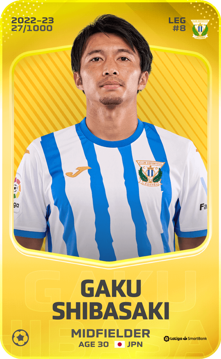 Gaku Shibasaki 2022-23 • Limited 27/1000