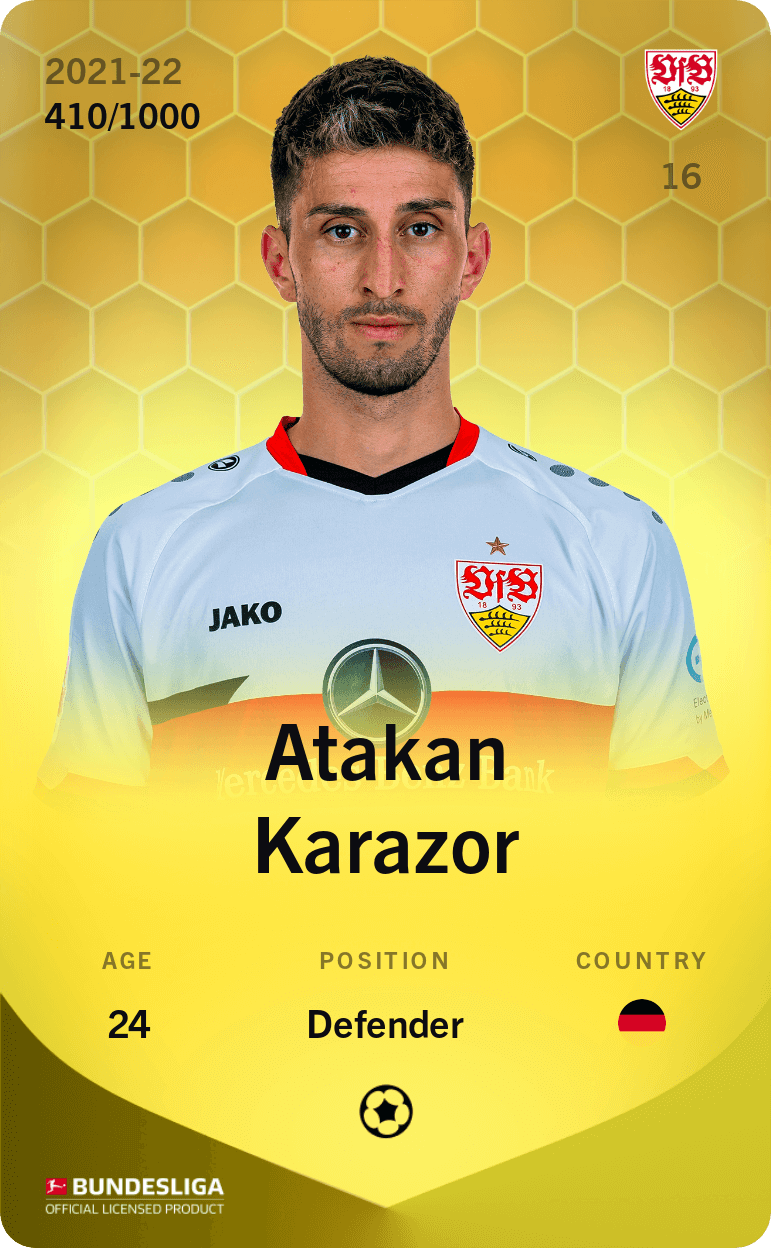 Atakan Karazor 2021-22 • Limited 410/1000