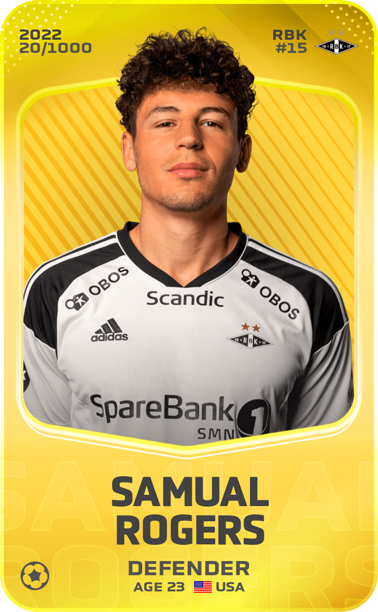 Samual Rogers 2022-23 • Limited 20/1000
