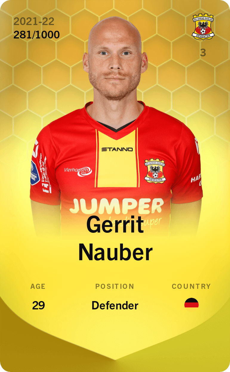 Gerrit Nauber 2021-22 • Limited 281/1000